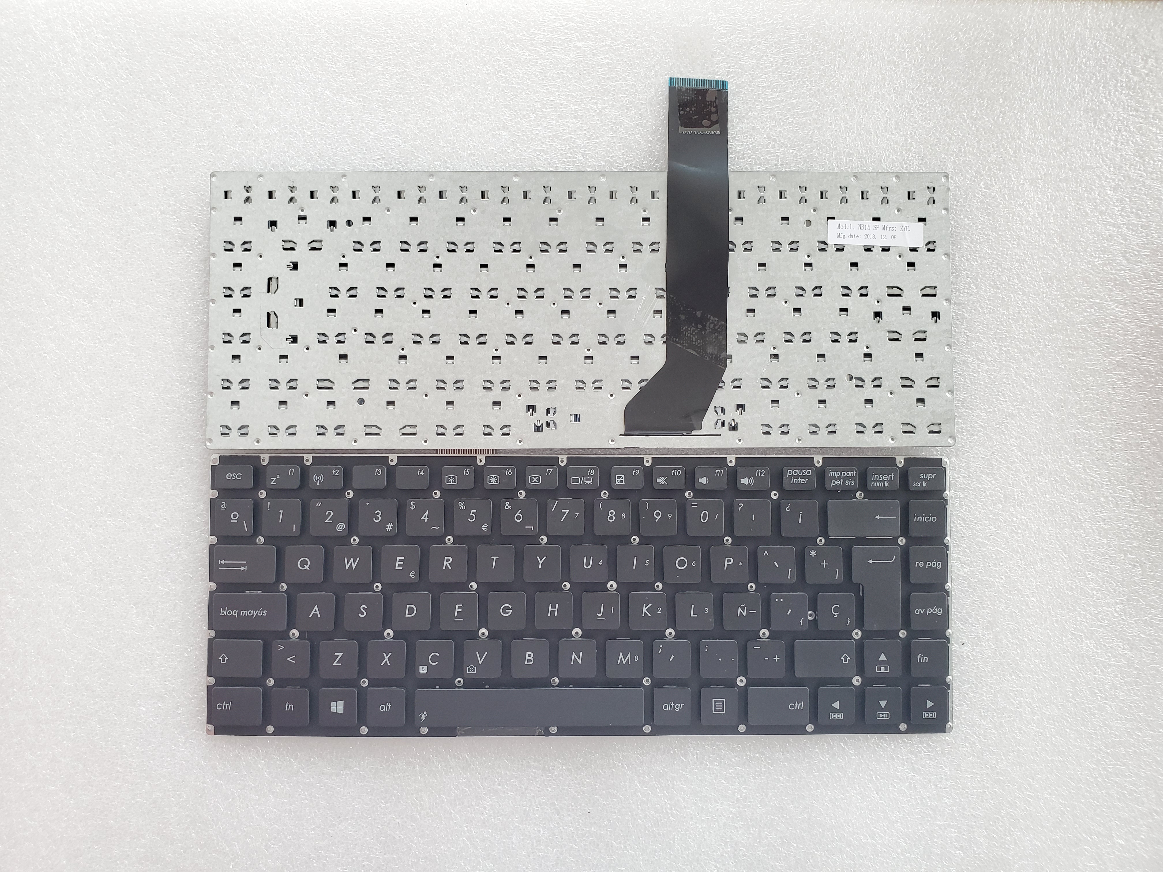 Picture of New Replacement Laptop Keyboard For ASUS K46 BLACK (OEM) SP Layout